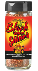 ‘Black Eyed Shiner’ Moonshine Infused Blacken BBQ Rub