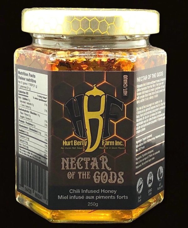Nectar of the Gods - Chili Infused Wildflower Honey (Hot)