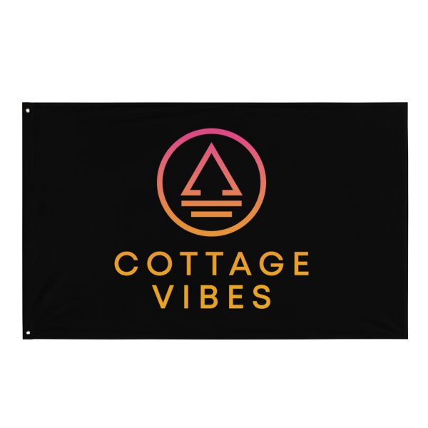 Flowin' Vibe Flag - Black