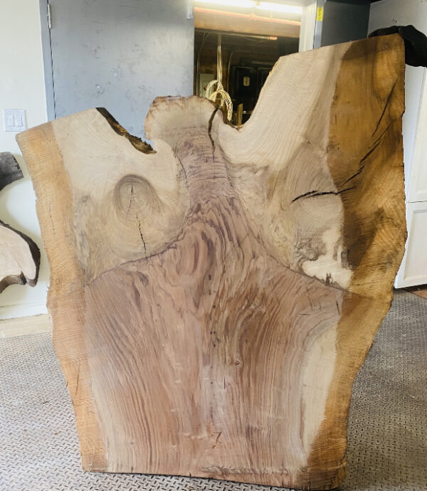 Claro Walnut Grafter Black Walnut 47″ X 52″ X 2 1/2″