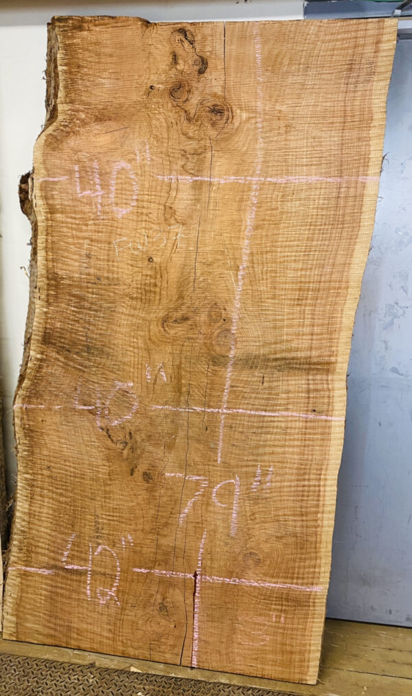 Redwood (raw) 40″ X 79″ X 3 3/4″