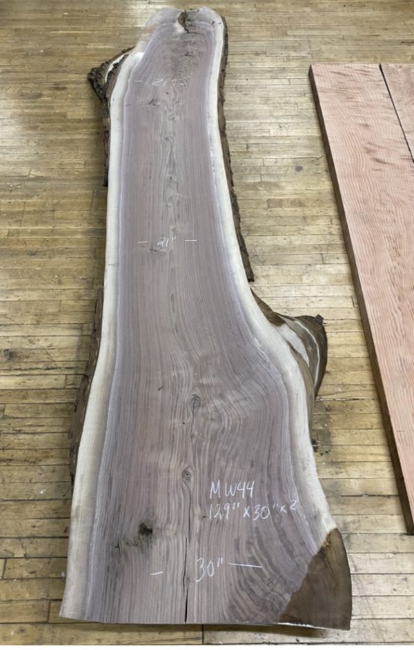 Black Walnut Slab 129″ X 30″ X 2″