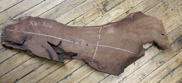 Burl Redwood 27″ X 9″