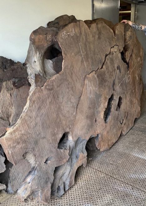 Burl Redwood 113″ X 60″ Paul Garbett