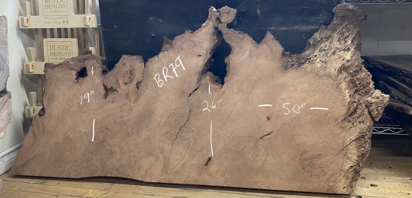 Burl Redwood 50″ X 261″ – FLATTENED & SURFACED