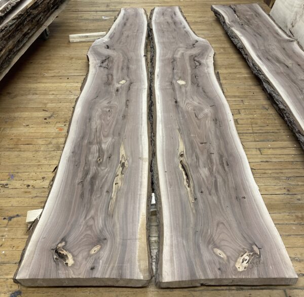 Black Walnut Book Match Set 123″ X 36″ X 2″