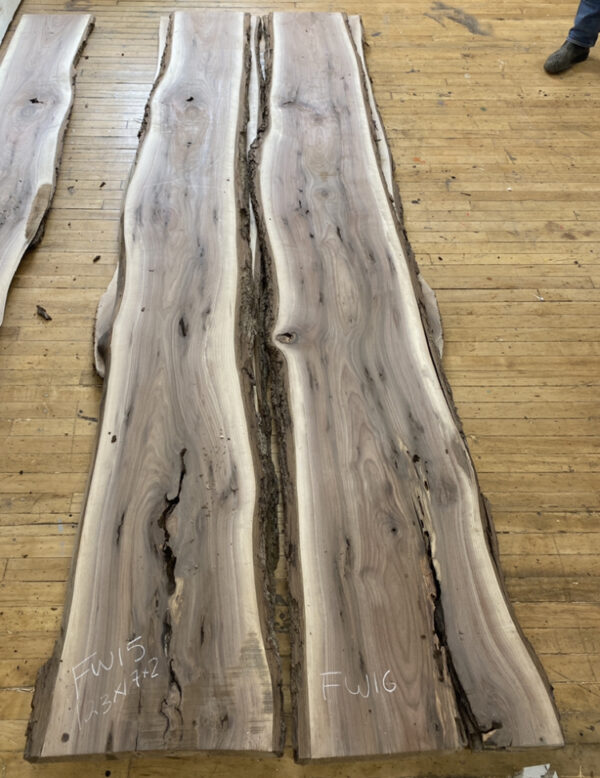 Black Walnut 123″ X 17″ X 2″