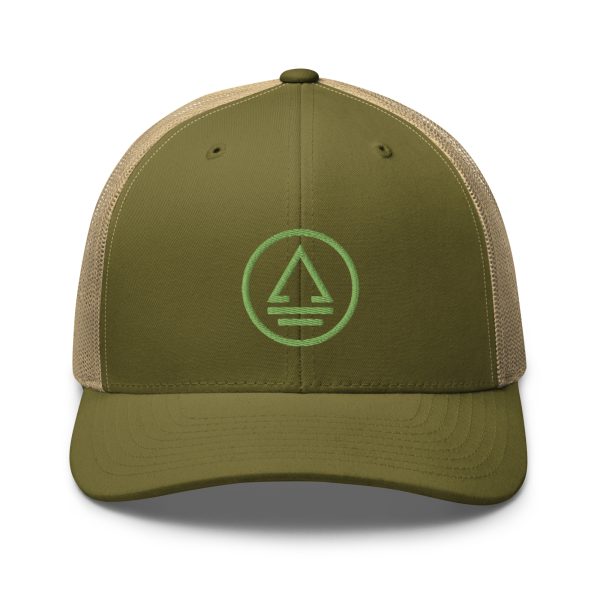 Retro Vibes Trucker Hat - Kiwi