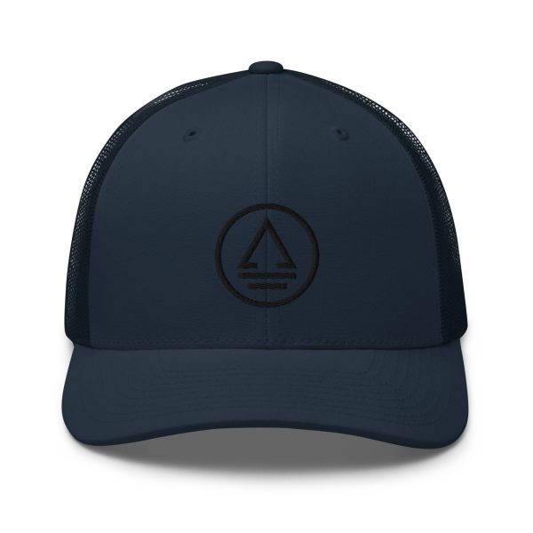 Retro Vibe Trucker Hat - Midnight