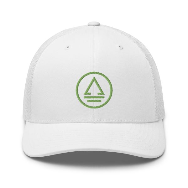 Retro Vibes Trucker Hat - Kiwi