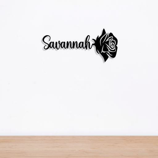 Personalized Valentine Rose