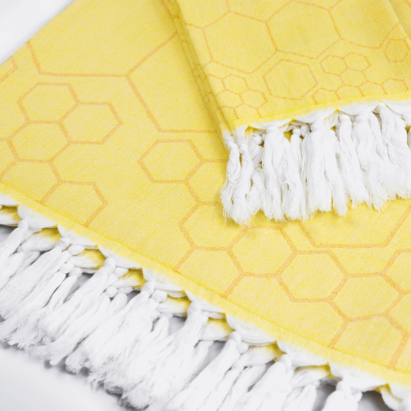 Turkish Towel | Single Set | Yellow + Orange