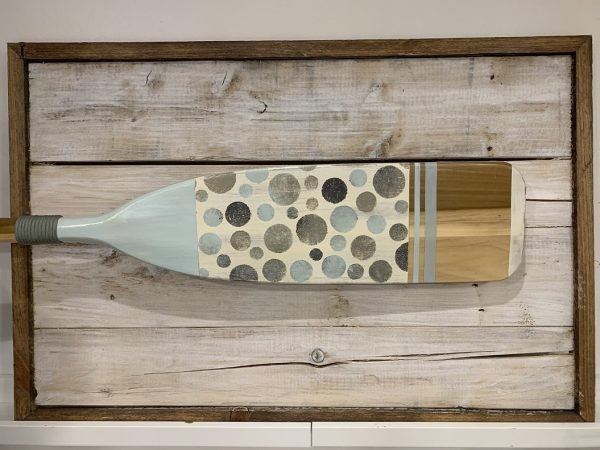 Hand Painted Paddle - Polka Dots Design