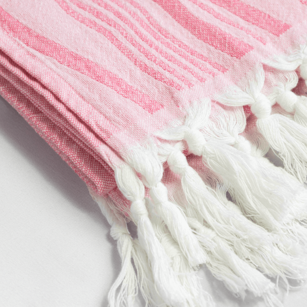 Turkish Towel | Hand Towel | Pink Coral