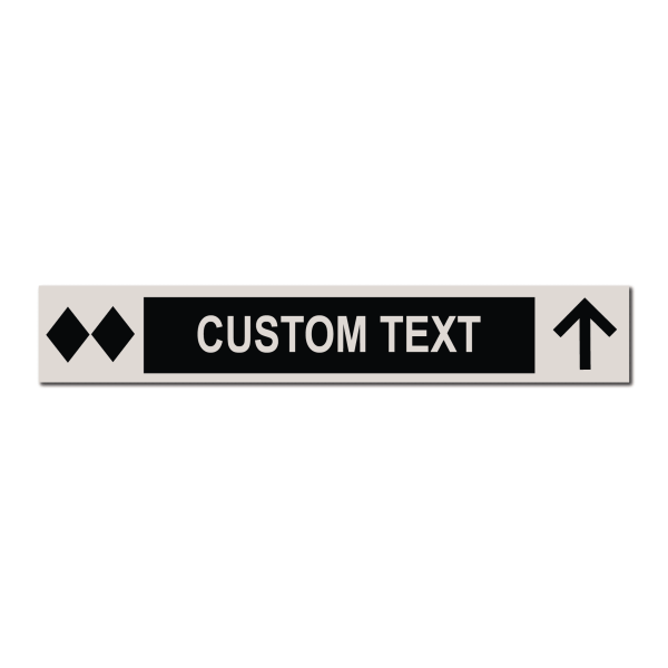 Double Black Diamond Run - Personalized Ski Run Directional Sign