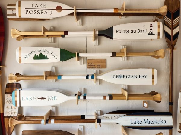 Hand Painted Paddle - Lake Name - Personalized