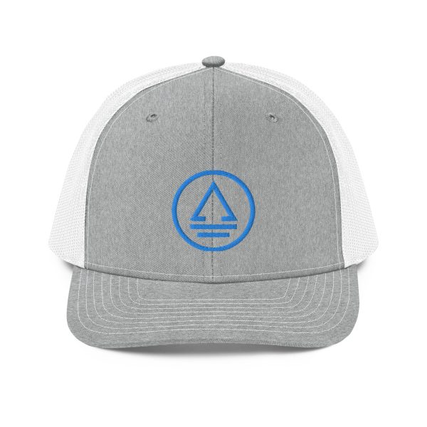 Classic Snapback Trucker Hat – Clear Blue