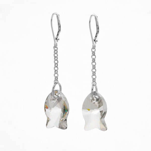 Poisson Earrings – Crystal Shadow