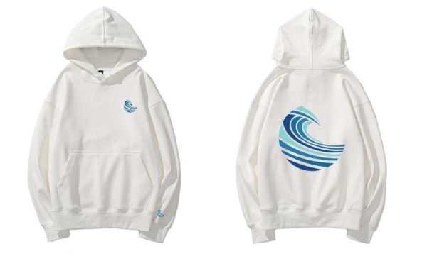 RR SOCIETY CATCH A WAVE HOODIE - BLUE