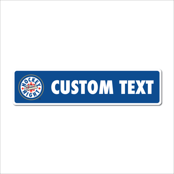 Hockey Night In Canada Medium Street Sign