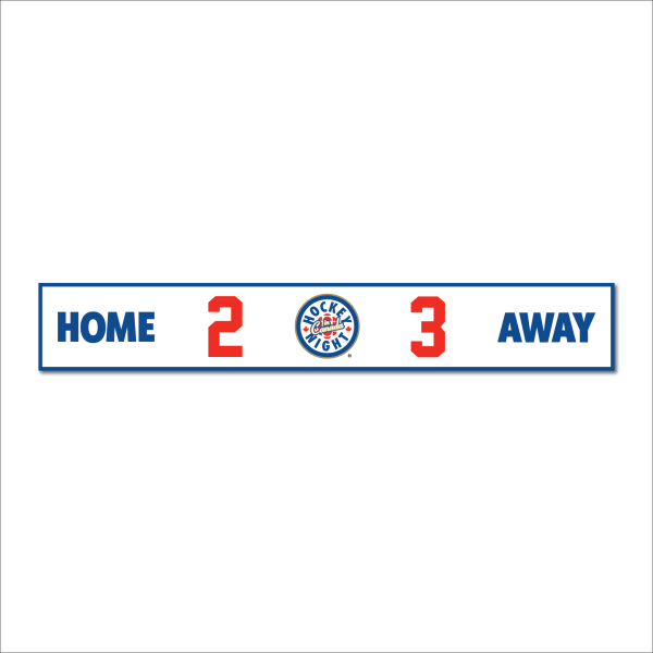 Hockey Night In Canada Scoreboard Sign