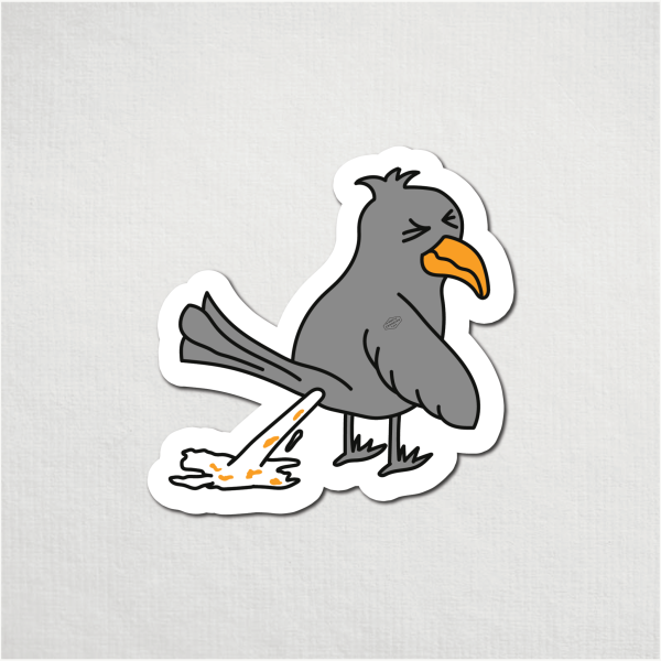 Bird Poop Sticker