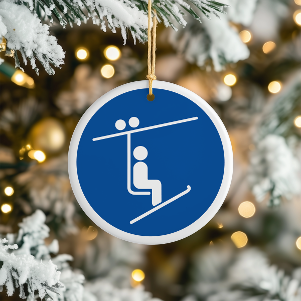 Tips Up Christmas Tree Ornament