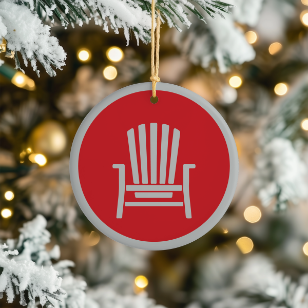 Muskoka Chair Christmas Tree Ornament