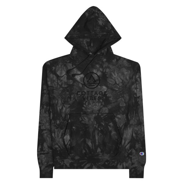Midnight Tie-Dye Hoodie – Champion x Cottage Vibes Drop