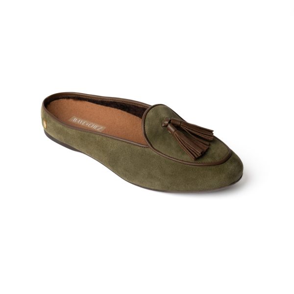 The Frida Olive Suede