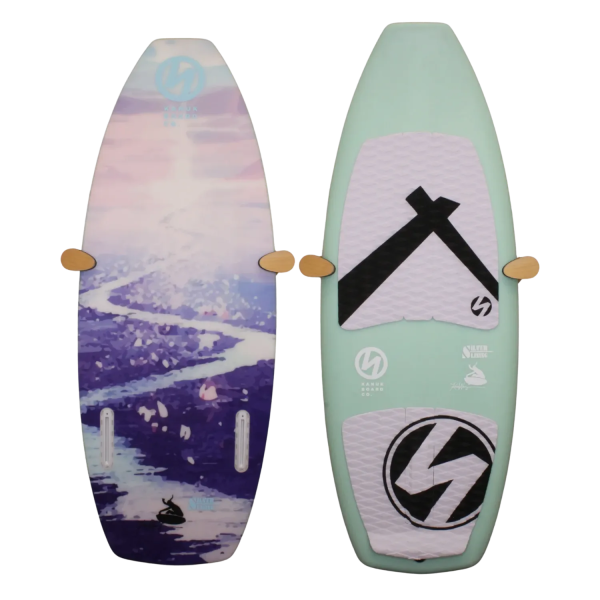 Karen Wang Pro - SIlver Lining Mint Green Wakesurf Board