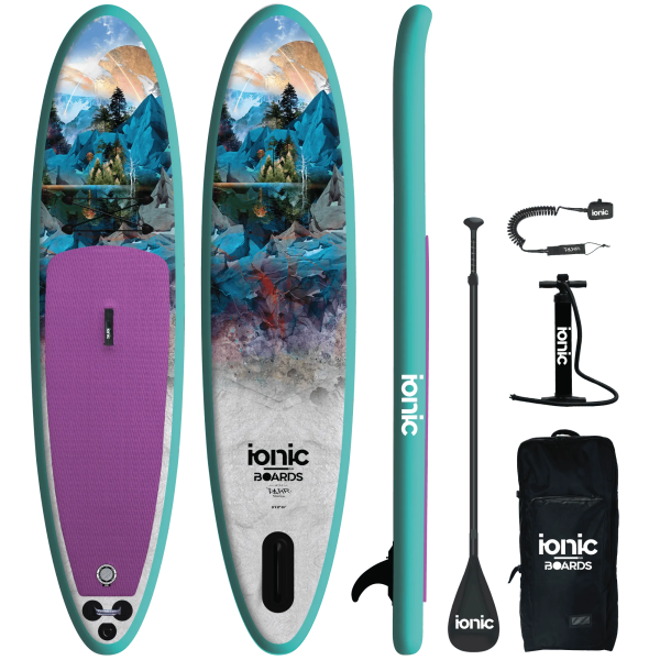 Ionic All Water - Teal Mountain - 11'0 Inflatable Paddle Board Package