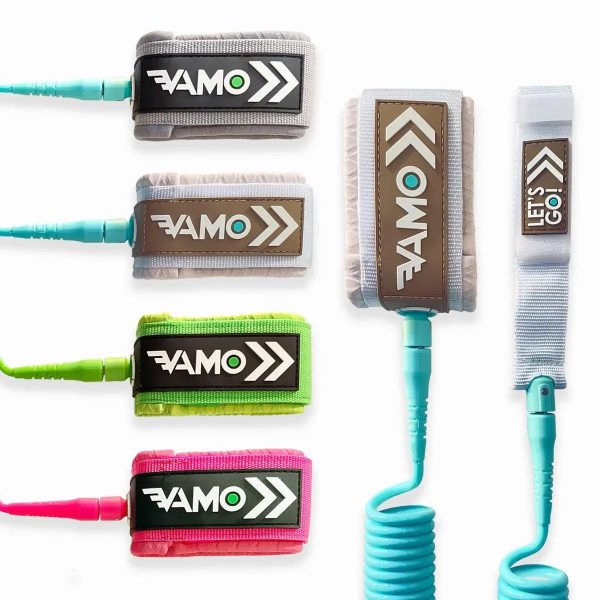 9' VAMO Coiled SUP Paddleboard Leash