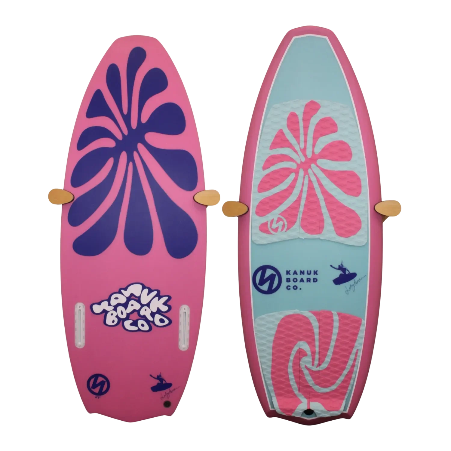 Lily Pro - Pink Bloom Wakesurf Board 1 Lily Pro - Pink Bloom Wakesurf Board